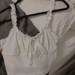 ruffled tank top!!‼️